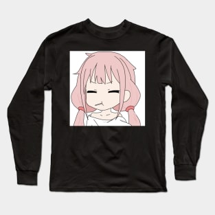 Cute anime girl with a lolipop Long Sleeve T-Shirt